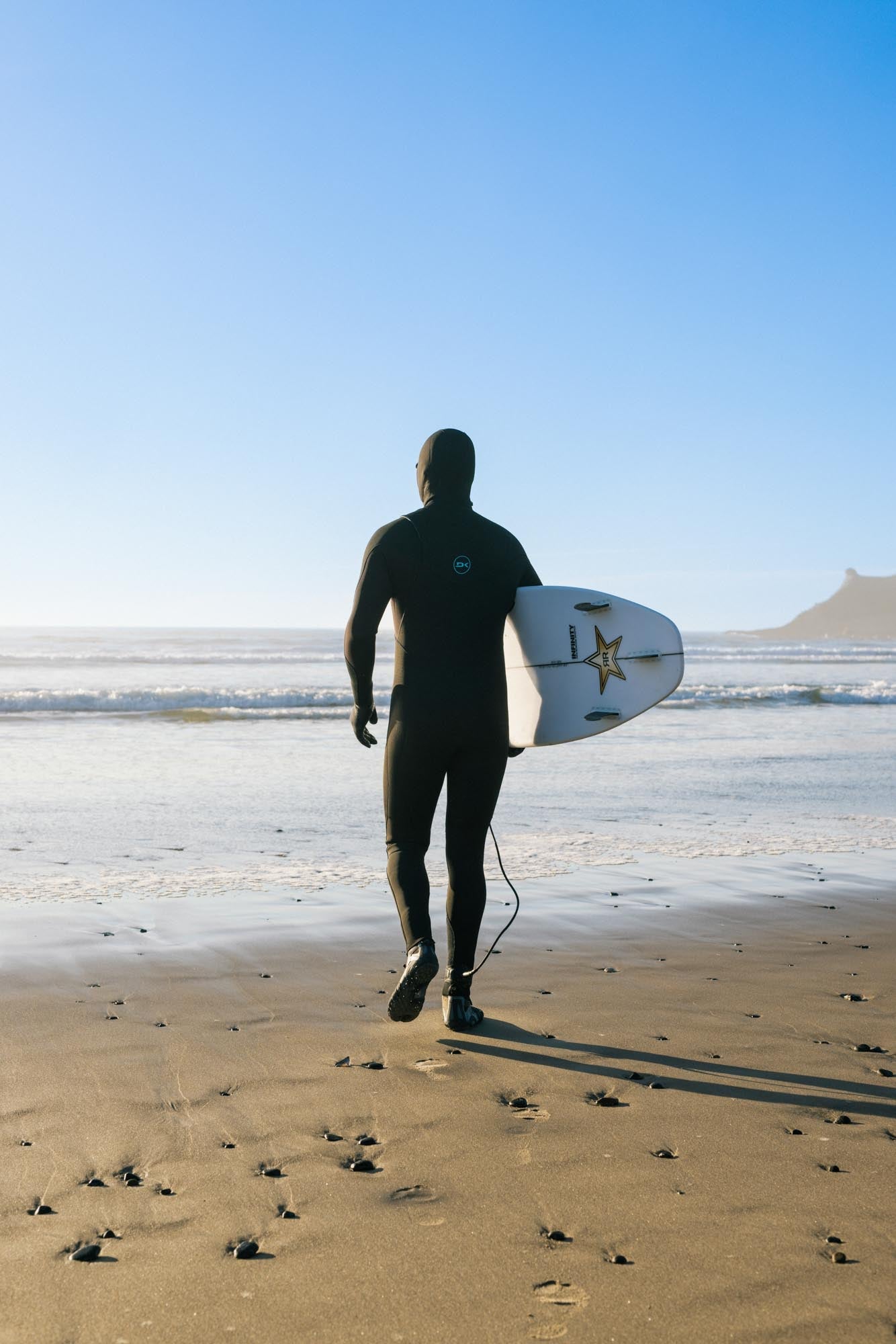 Mens Mission Chest Zip Hooded 5/4/3mm Full Wetsuit (Black)