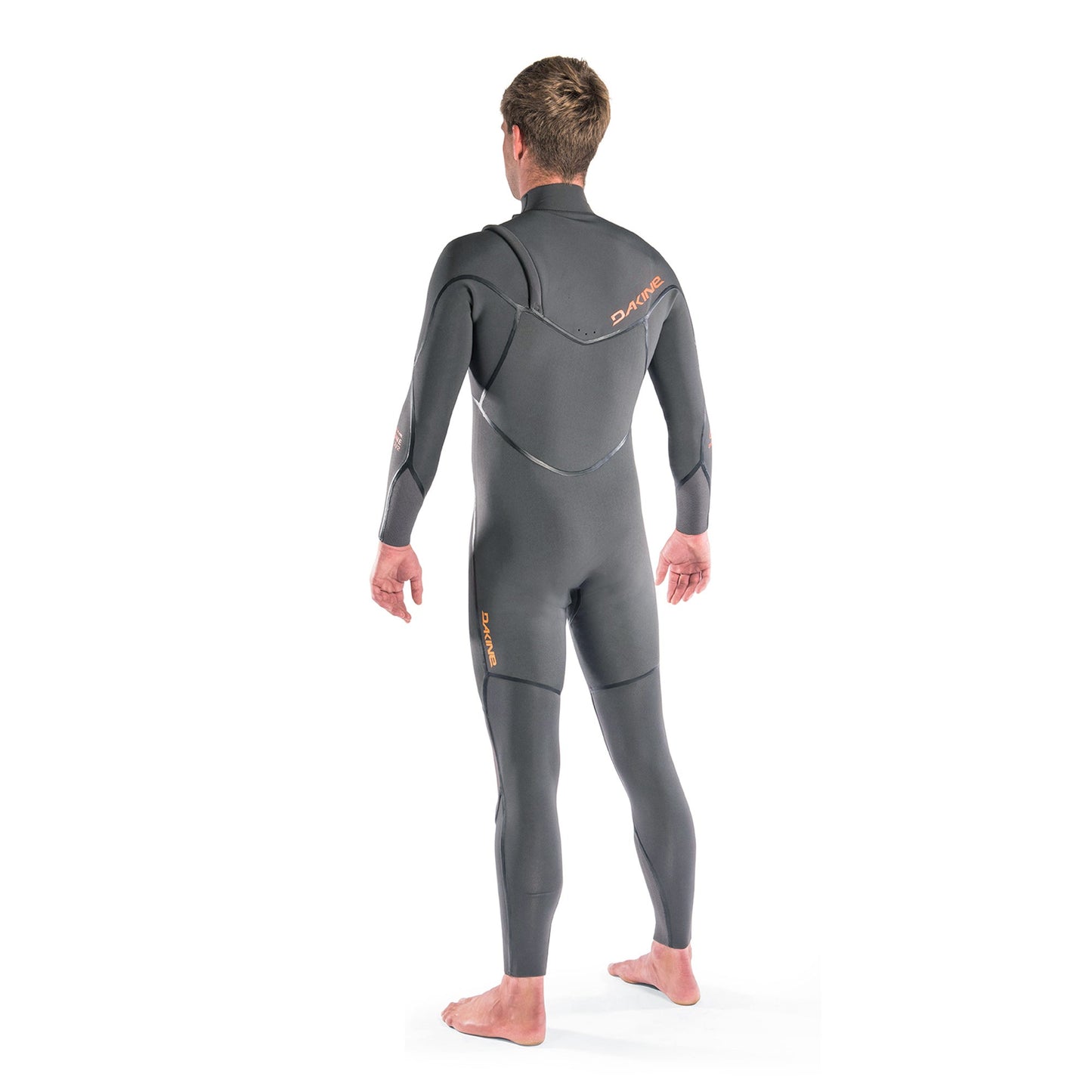 Mens Cyclone Zip Free 3/2mm Full Wetsuit (Graphite / Orange)