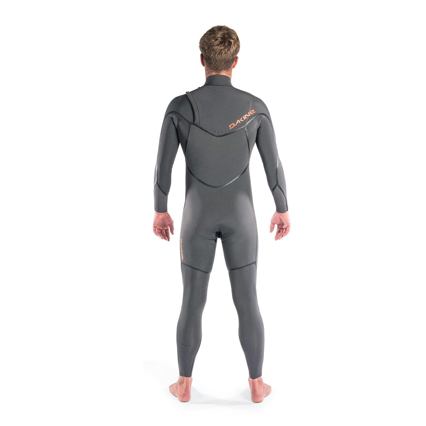 Mens Cyclone Zip Free 3/2mm Full Wetsuit (Graphite / Orange)