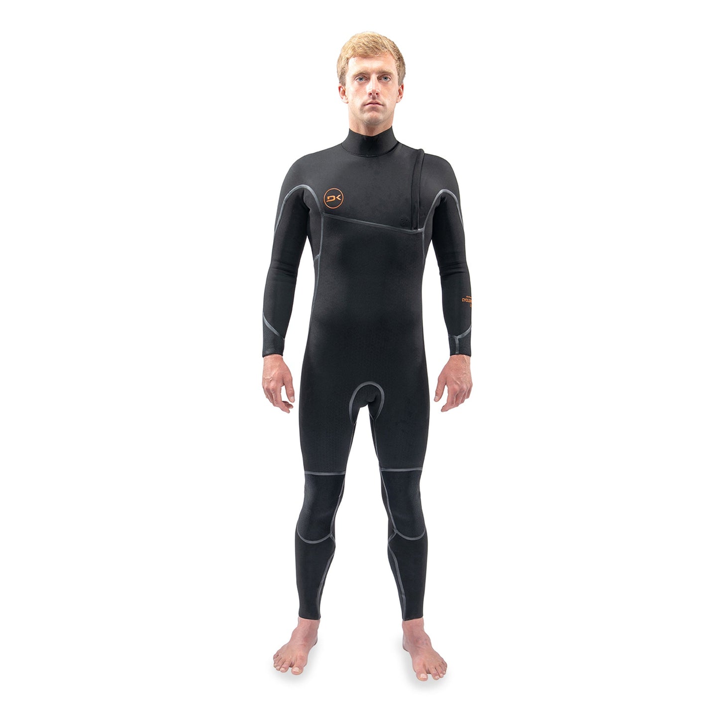 Mens Cyclone Zip Free Full Suit 4/3 (Black)