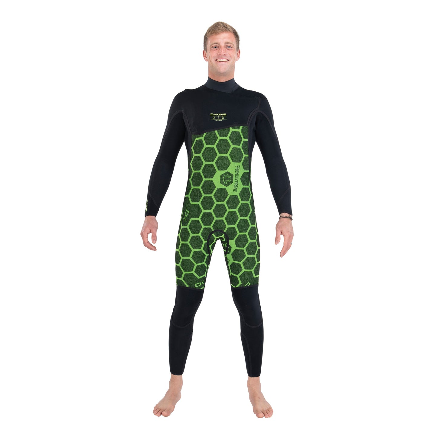 Mens Malama Zip Free 3/2mm Full Wetsuit (Black)