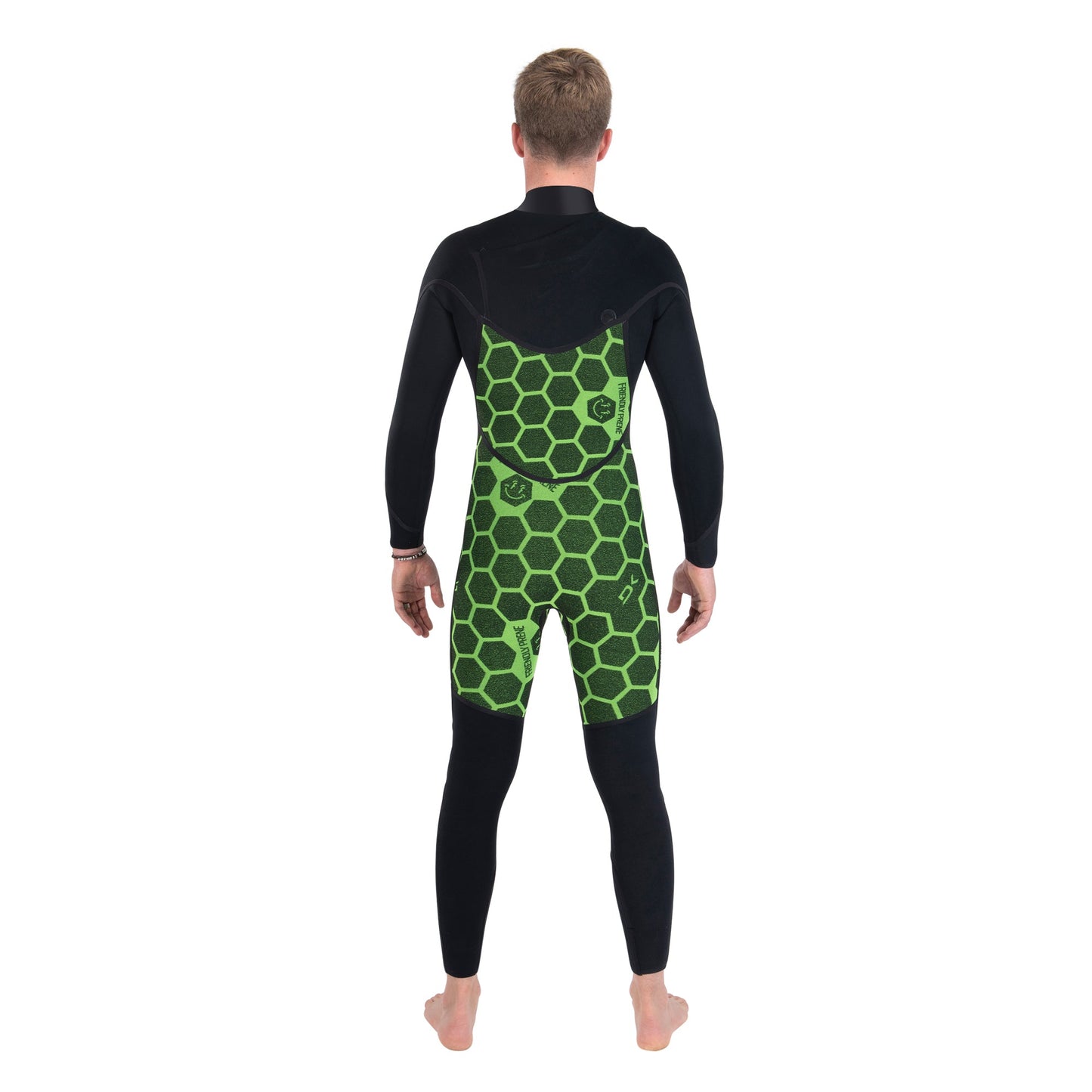 Mens Malama Zip Free 3/2mm Full Wetsuit (Black)