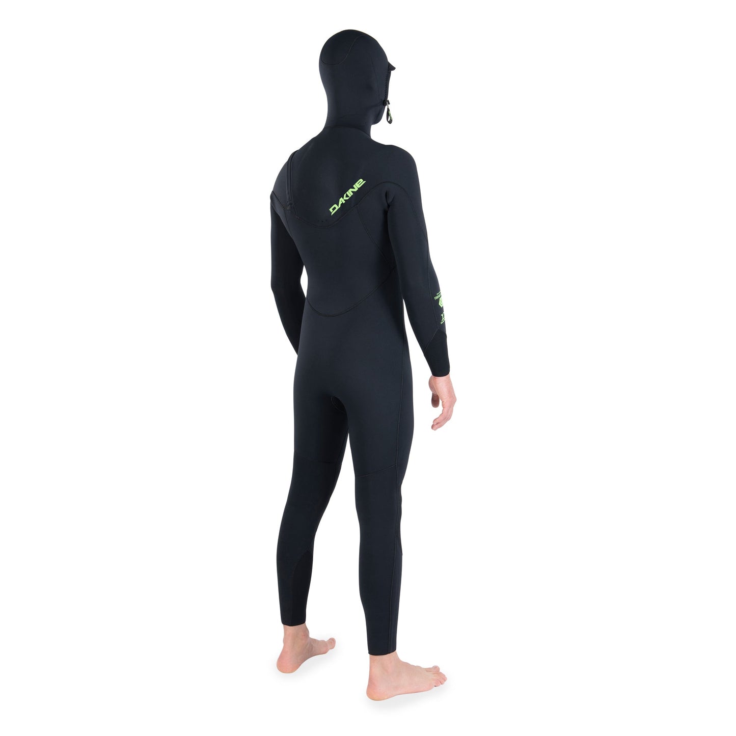 Mens Malama Zip Free Hooded 4/3mm Full Wetsuit (Black)