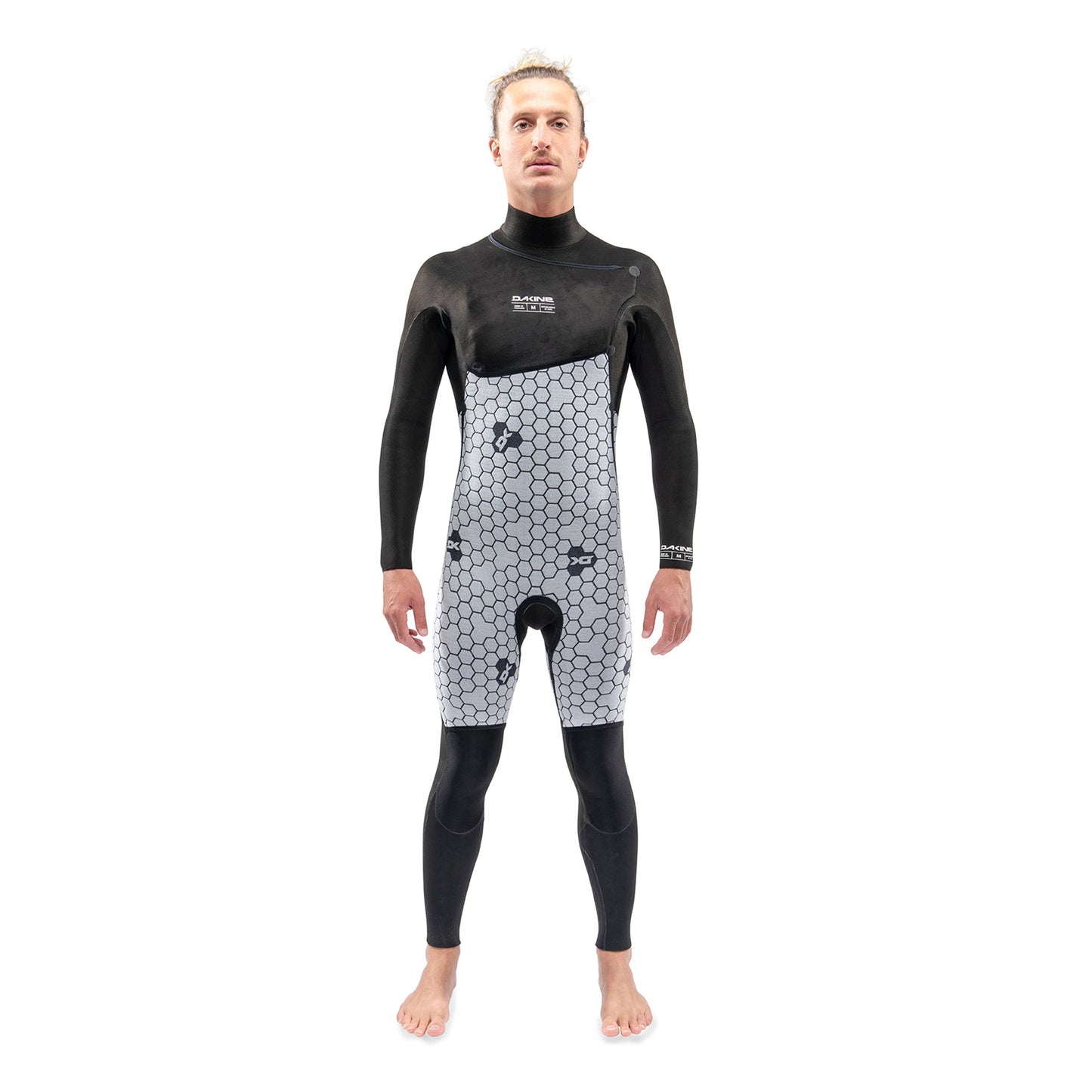 Mens Mission Chest Zip Full Suit 3/2 (Black)