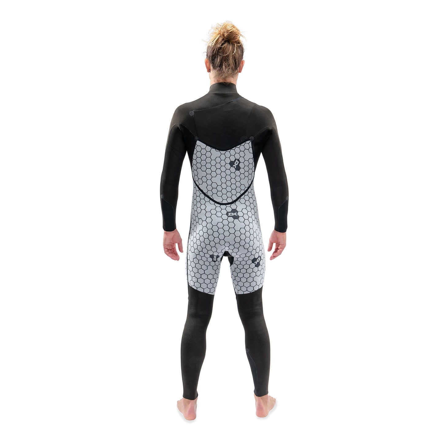 Mens Mission Chest Zip Full Suit 3/2 (Black)