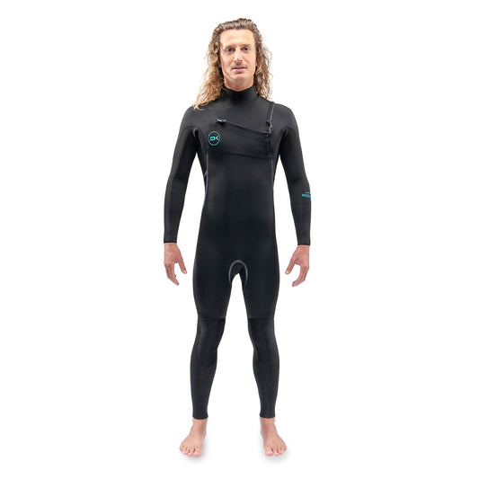 Mens Mission Chest Zip 5/4/3mm Full Wetsuit (Black)